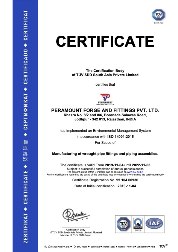 ISO Certifications